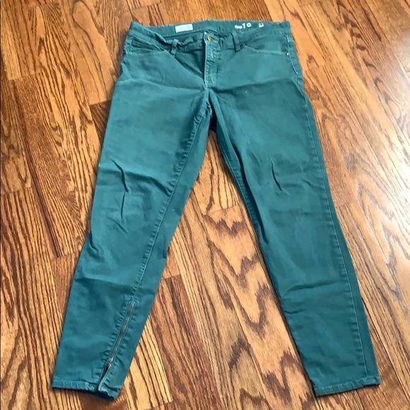 Gap 1969 green leggings jeans - Picture 2 of 5
